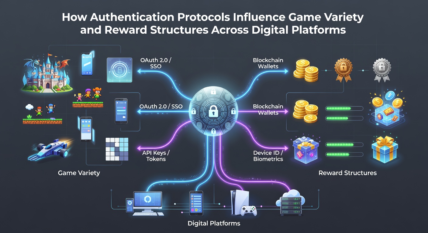Darstellung moderner Authentifizierungsprotokolle auf digitalen Gaming-Plattformen mit Fokus auf sichere Zugangsverfahren