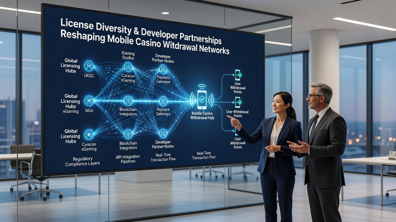 Darstellung von Entwickler-Partnerschaften und Auszahlungsflüssen in mobilen Casinos